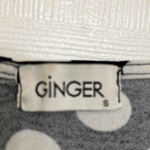 GINGER Black/White Polka Dot Bodysuit - Picture 8 of 8